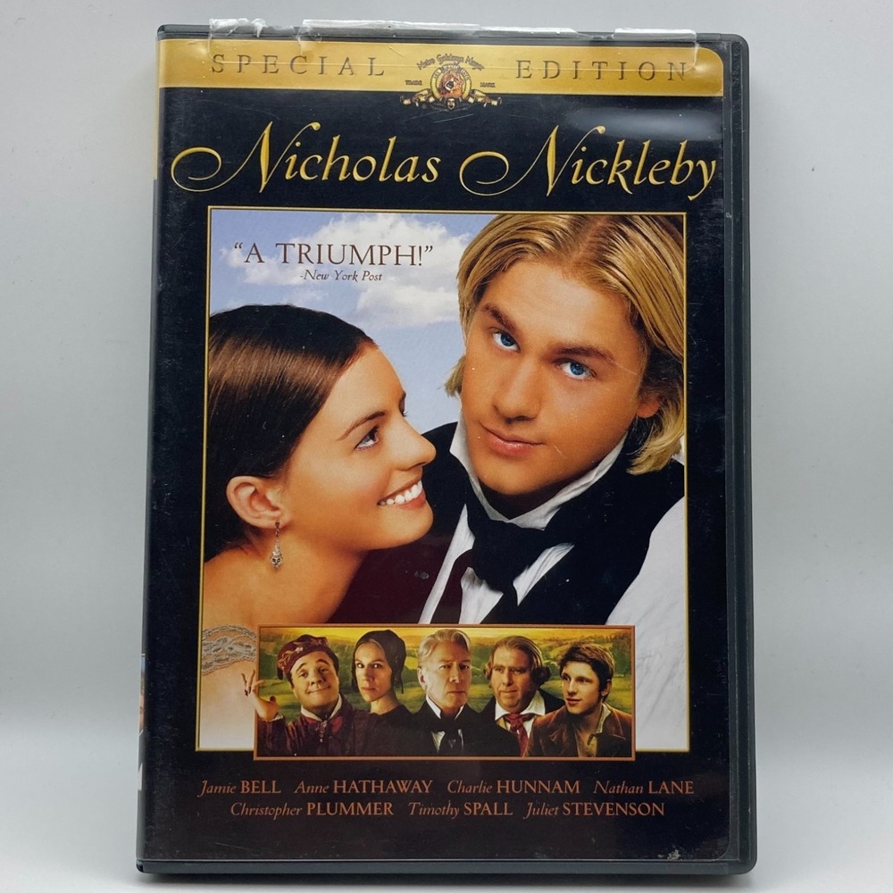 Nicholas Nickleby Special Edition DVD Widescreen Movie Film 2002 Anne Hathaway